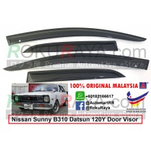 Nissan Sunny B310 Datsun 120Y 1977-1981 AG Door Visor Air Press Wind Deflector (Small 7cm Width)